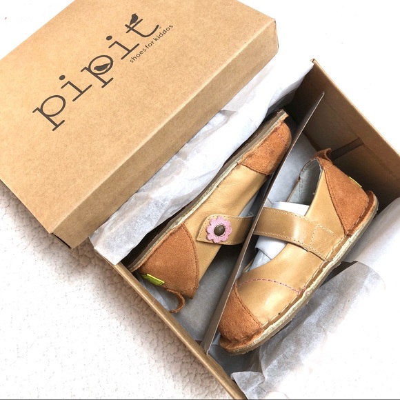 ❗️Today’s SALE Pipit Caramel Suede Kids’ Shoes Jill Mini Mary Jane’s 6 - Picture 4 of 12
